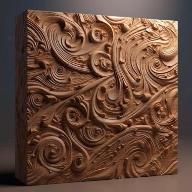 Patterns and decorations stl 3d render 3 3d model